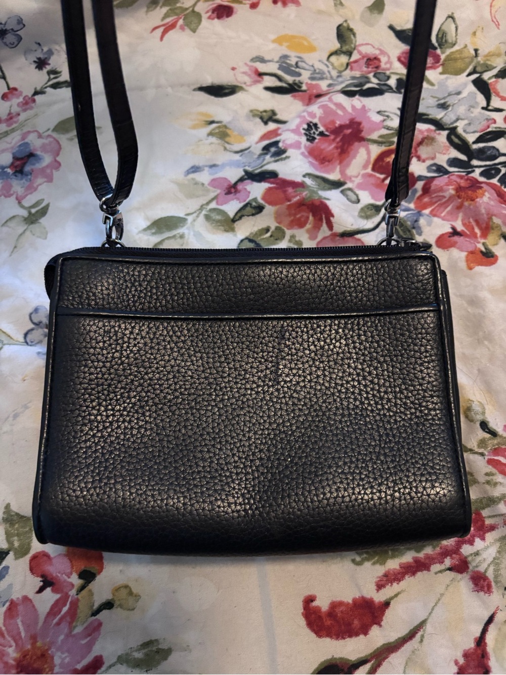 Brighton Black Quilted Heart-Lock Crossbody Bag - Picture 2 of 7